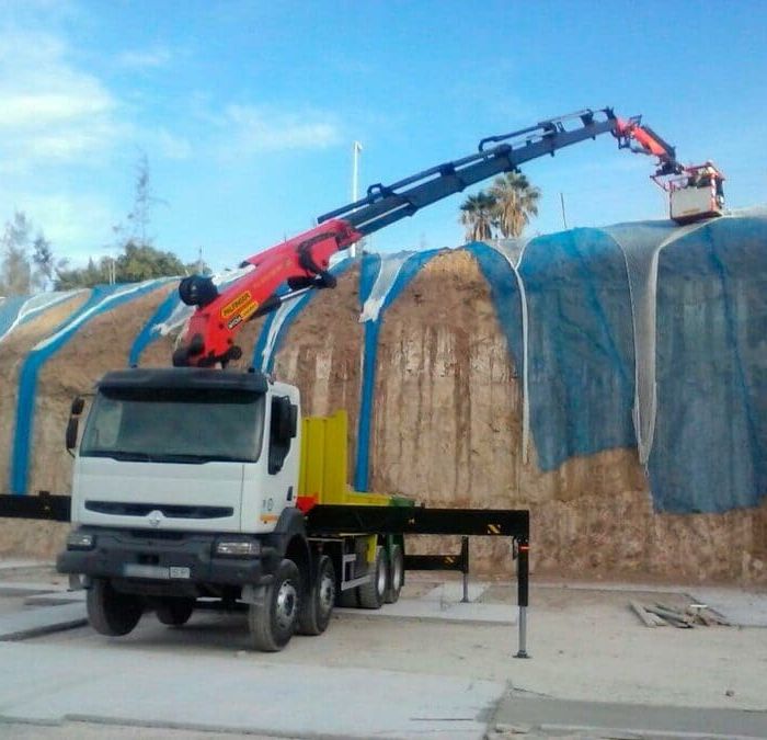 Grúas y Transportes Bony camión grúa 28