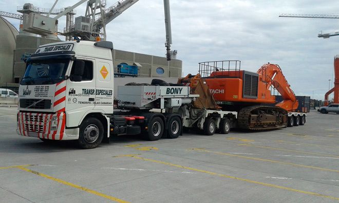 Grúas y Transportes Bony góndola tipo viga